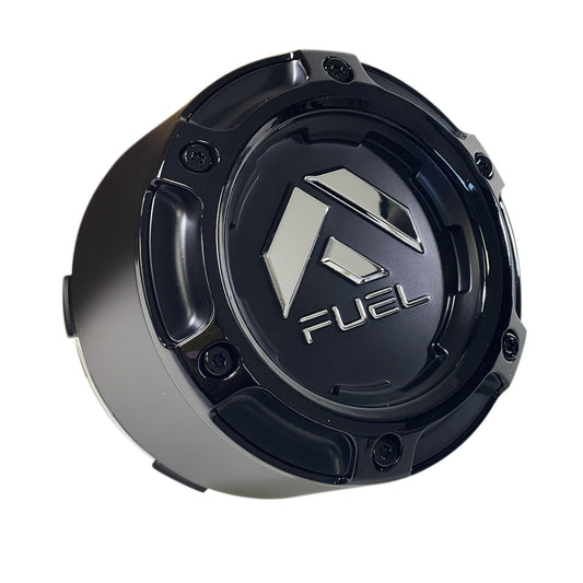 Fuel Offroad Wheel Matte Black / Gloss Logo Center Cap # 1005-49BLD (1 CAP) NEW