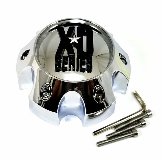 KMC XD Series Wheels # 1079L145 Chrome Custom Wheel Center Cap (1 Cap)