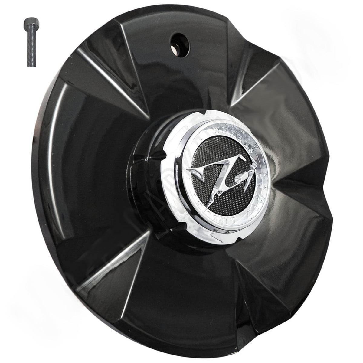 Zinik Wheels Gloss Black Custom Wheel Center Caps # Z20 / SY-CAP (1 CAP)